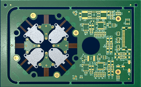 Quality High Power Thermal Management Rigid-Flex PCB with Heavy Copper and Aluminum Base factory